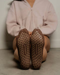 Cocoa Powder Grip Socks